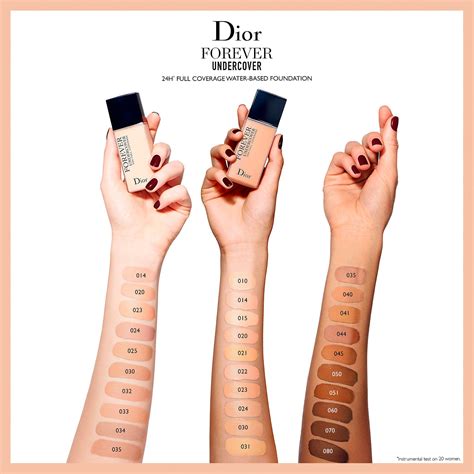 dior forever gloe|dior forever foundation color chart.